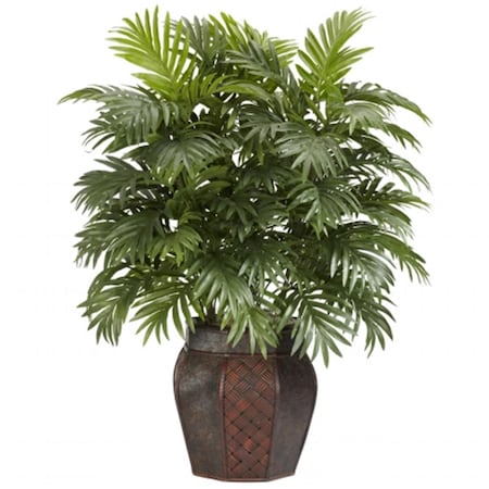 Nearly Natural Areca Palm with Vase Silk Plant 6651